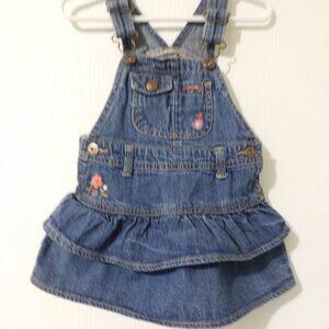Toddler Girls OshGosh Denium Jumper  Size 24 months